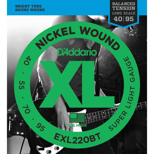 Juego de Cuerdas para Bajo D´Addario EXL220BT