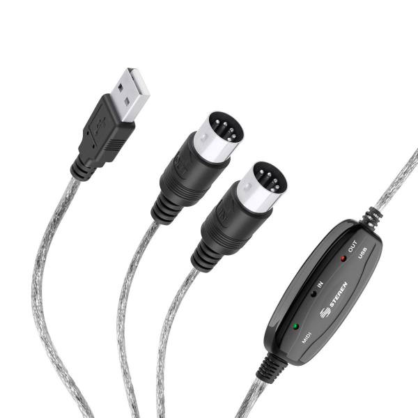 Adaptador de Midi a USB STEREN