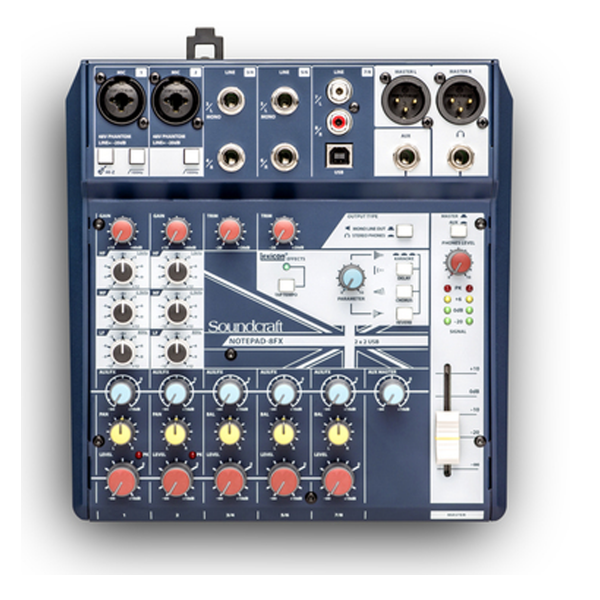 Mezcladora de 6 canales Soundcraft Notepad-8FX - Image 2